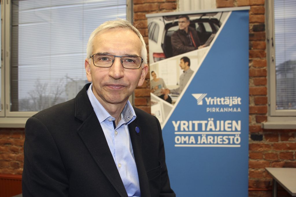 Pirkanmaan Yrittäjien puheenjohtaja Janne Vuorinen johtaa 80-vuotista yhdistystä, jolla on noin 9500 jäsentä. Yrittäjät ovat keskeisiä toimijoita ja vaikuttajia maakunnassa. Mitä yrittäjäpomo ajattelee maakunta- ja sote-uudistuksesta, kuullaan keskiviikkoaamuna alkaen kello 9.30 Radio Sunin Päivän vieras -ohjelmassa. (Kuva: Matti Pulkkinen)