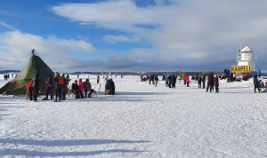 Näsijärvi talvella Siilinkari